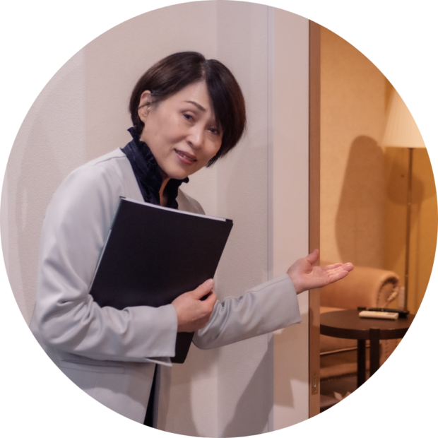 何でも相談できる、経験豊富なスタッフが対応。